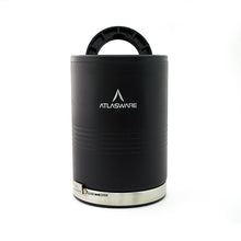 Load image into Gallery viewer, Atlasware Stainless Steel Black Lunch box 1000ml (3 Container)