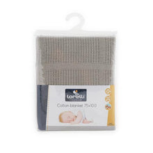 Load image into Gallery viewer, COTTON BLANKET 75/100 CM GREY