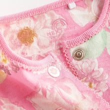 Load image into Gallery viewer, Floral Baby Floral 100% Cotton Sleepsuits 3 Pack