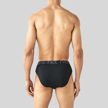 Load image into Gallery viewer, Black Cotton Rich Briefs 4 Pack