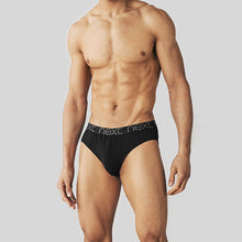 Load image into Gallery viewer, Black Cotton Rich Briefs 4 Pack