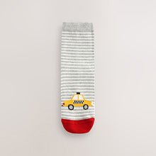 Load image into Gallery viewer, Vehicle Stripe Cotton Rich Socks 7 Pack