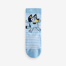 Load image into Gallery viewer, Bluey License Character Cotton Rich Socks 5 Pack