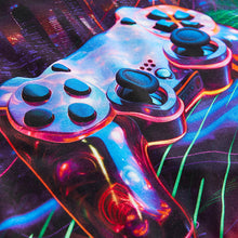 Load image into Gallery viewer, Black Controller All-Over Print Short Sleeve T-Shirt (3-12yrs)