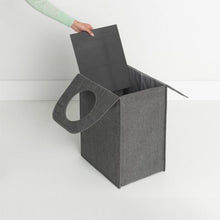Load image into Gallery viewer, Brabantia Laundry Bag Rectangular, 55L Pepper Black