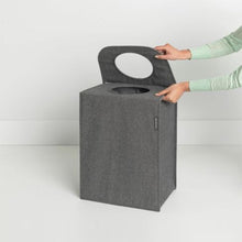 Load image into Gallery viewer, Brabantia Laundry Bag Rectangular, 55L Pepper Black