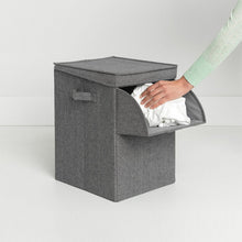 Load image into Gallery viewer, Brabantia Stackable Laundry Box, 35L Pepper Black
