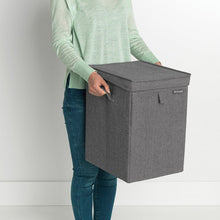 Load image into Gallery viewer, Brabantia Stackable Laundry Box, 35L Pepper Black