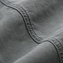 Load image into Gallery viewer, Charcoal Grey 100% Cotton Adjustable Waist Cargo Trousers