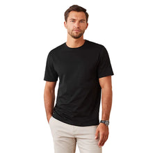 Load image into Gallery viewer, Black Regular Fit Essential Crew Neck T-Shirt