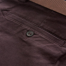 Load image into Gallery viewer, Burgundy Red Belted Chino Shorts
