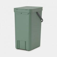 Load image into Gallery viewer, Brabantia Sort & Go Waste Bin, 16L Fir Green