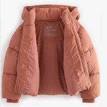 Load image into Gallery viewer, Rust Shower Resistant Cropped Padded Jacket (2-12yrs)