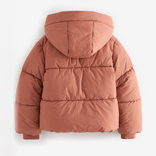 Load image into Gallery viewer, Rust Shower Resistant Cropped Padded Jacket (2-12yrs)