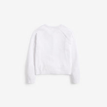 Load image into Gallery viewer, White Button-Up Cardigan (3-12yrs)