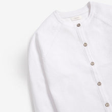 Load image into Gallery viewer, White Button-Up Cardigan (3-12yrs)