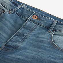 Load image into Gallery viewer, Blue Stretch Denim Shorts