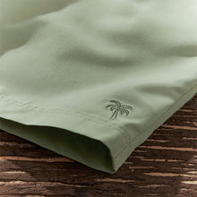 Load image into Gallery viewer, Light Green Palm Logo Essential Swim Shorts