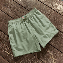 Load image into Gallery viewer, Light Green Palm Logo Essential Swim Shorts