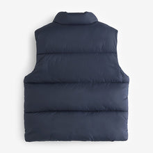 Load image into Gallery viewer, Navy Blue Padded Gilet (3mths-6yrs)