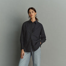 Load image into Gallery viewer, Black Oversized Shirt
