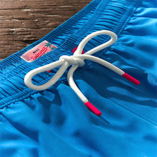 Load image into Gallery viewer, Cobalt Blue Palm Logo Essential Swim Shorts