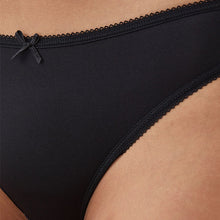 Load image into Gallery viewer, Black/White/Nude Hight Leg Microfibre Knickers 5 Pack