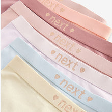 Load image into Gallery viewer, Multi Pastel Sparkle Waistband Hipsters 7 Pack (2-12yrs)
