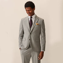 Load image into Gallery viewer, Cement Grey Skinny Fit Motionflex Stretch Suit Jacket
