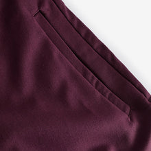 Load image into Gallery viewer, Burgundy Red Tailored Slim Trousers