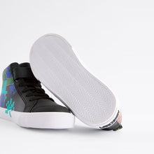 Load image into Gallery viewer, Black Standard Fit (F) Minecraft Elastic Lace High Top Trainers