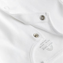 Load image into Gallery viewer, White Cotton Baby Sleepsuits 3 Pack (0-18mths)