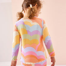 Load image into Gallery viewer, Rainbow Cotton Rich Long Sleeve Rib T-Shirt (3mths-7yrs)