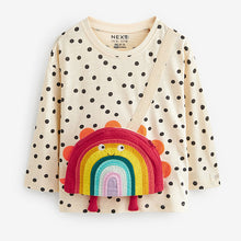 Load image into Gallery viewer, Rainbow 100% Cotton Long Sleeve Bag T-Shirt (3mths-6yrs)
