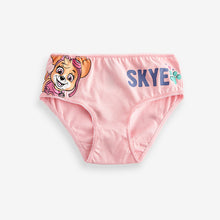 Load image into Gallery viewer, Blue/Pink 100% Cotton Paw Patrol Briefs 5 Pack