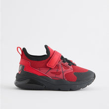 Load image into Gallery viewer, Spider Man Red Spiderman Black Touch Fastening Trainers
