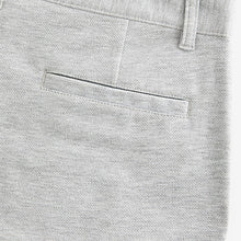 Load image into Gallery viewer, Grey Smart Jersey Chino Shorts