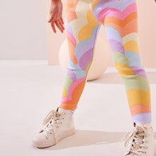 Load image into Gallery viewer, Rainbow Rib Jersey Leggings