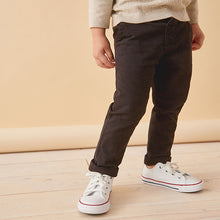 Load image into Gallery viewer, Brown Stretch Chinos Trousers (3mths-6yrs)