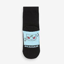 Load image into Gallery viewer, Black Pokemon 5 Pack Cotton Rich Socks (Boys)
