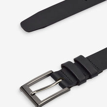 Load image into Gallery viewer, Black Leather Belt