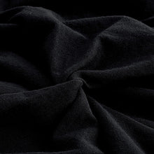 Load image into Gallery viewer, Black 100% Cotton Twist Short Sleeved T-Shirt Summer Dress