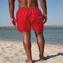 Load image into Gallery viewer, Bright Red Essential Swim Shorts