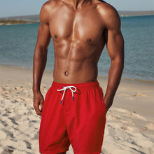 Load image into Gallery viewer, Bright Red Essential Swim Shorts