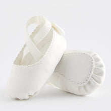 Load image into Gallery viewer, White Ballet Baby Shoes (0-24mths)