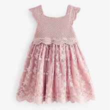 Load image into Gallery viewer, Pink Occasion Knit Dress (6mths-5yrs)