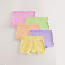 Load image into Gallery viewer, Multi Pastel Short Briefs 5 Pack (2-12yrs)