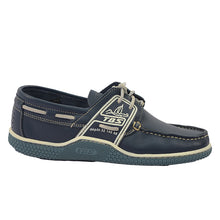 Load image into Gallery viewer, Men's Boat Shoes Grip Sole Leather Blue