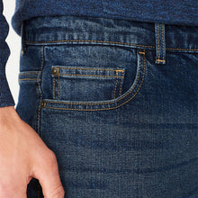 Load image into Gallery viewer, Dark Blue Slim Fit Essential Stretch Jeans