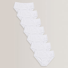 Load image into Gallery viewer, White 7 Pack Briefs (1.5-10yrs)